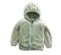 Xiaojiu Manteau Fille Enfant Bébé Blouson Garçon Fille,Doudoune épaisse à Capuche Fille Veste Sport Manteau Hiver Fille Treillis Militaire Pull Moche De Noel Sweat Equipe De France Foot 18-24 mois