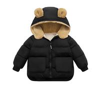 Xiaojiu Manteau Fille Enfant Bébé Enfant Garçon Manteau d'hiver Chaud,Hiver Doudoune Enfant Fille Veste Militaire Doudoune Longue American College Teddy Doudoune Garcon Sweat Basketball 12-18 mois