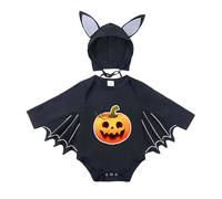 Xiaojiu Mon 1er Halloween, Citrouille Bébé Naissance Deguisement Carnaval Bebe 1 An Déguisement Année 90 Chapeau Sorciere Fille Pyjama Bebe Garcon 3 Mois Ensemble De Basket En Tout-petit 12-18 mois