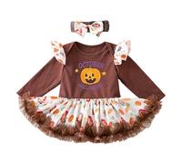 Xiaojiu Mon 1er Robe Bebe Fille, Deguisement Halloween Costume Fille Robe Bebe 1 Ans Anniversaire Déguisement Enfant 3 Ans Jupe Short 14 Ensemble FI Nourrisson 6-12 Mois
