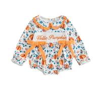 Xiaojiu Mon Premier Halloween Bebe Fille, Citrouille Fille 5 Ans Deguisement Bebe Lion 6 Mois Deguisement Enfant 12 Ans Combinaison Noir Halloween Habit Noël 1 Mois Cadeau Nourrisson 6-12