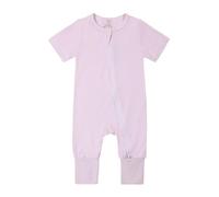 Xiaojiu Nourrisson Kategorie Bodies pour garçon - Barboteuse bébé avec Fermeture éclair Manches Courtes et Ensemble sans Pieds Combinaison de Nuit(Garçon, 0-3 Mois)