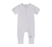 Xiaojiu Nourrisson Kategorie Bodies pour garçon - Barboteuse bébé avec Fermeture éclair Manches Courtes et Ensemble sans Pieds Combinaison de Nuit(Garçon, 0-3 Mois)