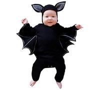 Xiaojiu Nourrisson Produit Catégorie Boys Outfits& Set - Ensemble Garçon Cosplay Halloween Barboteuse Et Chapeau Pour Enfant En Bas Âge Tenue Garçon Et Ensemble Sans Décalage Noir 9-12 Mois