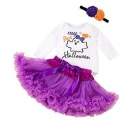 Xiaojiu Nouveau-Née 0-18 Mois, Costume Halloween Bebe 24 Mois Costume Squelette Garçon 4Ans Robe Anniversaire 18 Ans Déguisement Halloween Enfant 2 Ans Robe Fille Ensemble Nourrisson 0-3