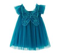 Xiaojiu Robe Bebe Fille Robe Blanche Fille,Filles Dentelle Robe De Première Princesse De Demoiselle d'honneur Robe Bebe Ceremonie Robe Bebe Fille Ceremonie Blanche Robe Pastel Bebe Jupe Ve 18-24 m