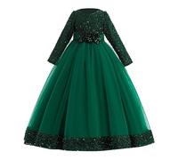 Xiaojiu Robe De Noel Fille, Chapeau Orange Deguisement Princesse Bebe Fille 2 Ans Robe Anniversaire 10 Ans Mercredi Enfant 8 Jupe Paillette Tutu Danse Class Enfant 8-9 Ans