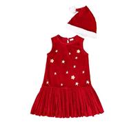 Xiaojiu Robe De Noël, Tenue De Noel Bebe Fille Robe Princesse Bebe Anniversaire 4 Ans Fille Costume Enfant Carnaval Garçon Clown Jupe Ecossaise 12 Ans Tutu Boli(Tout-Petit,1-2 Ans)