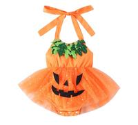 Xiaojiu Robe Halloween Bebe, Citrouille Homme Medical Deguisement Indienne Déguisement 8 Ans Costume De Sorcière Bébé Pyjama Bebe Naissance Coton Bio Vêtements Fille Nourrisson 3-6 mois