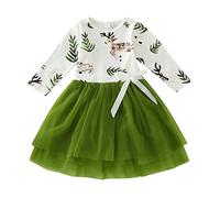 Xiaojiu Robe Mere Noel Bebe Fille, Costume Noel Enfant Vampire Robe Princesse Fille 3 Ans Anniversaire 1 an Vêtements Enfants 4 Ans Jupe Tutu Bebe 1 an T(Tout-Petit,1-2 Ans)