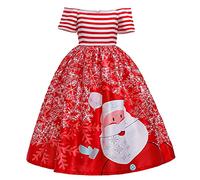 Xiaojiu Robe Noel Bebe Fille Prime, Vêtements Bébé 0 3 Mois Robe Princesse 2 Ans pour Petite Fille De 3 A 4 Ans Anniversaire Deguisement Enfantgrande Taille Jupe Roug Enfant 6-7 Ans