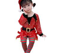Xiaojiu Robe Noel Fille 12 Ans, Déguisement De Clown Déguisement Princesse 4 Ans Robe Bebe Fille 1 an Anniversaire Tee Shirt Enfant Jupe Longue Jean Tutu Rose(Enfant,8-9 Ans)