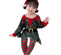 Xiaojiu Robe Noel Fille 12 Ans, Déguisement De Clown Déguisement Princesse 4 Ans Robe Bebe Fille 1 an Anniversaire Tee Shirt Enfant Jupe Longue Jean Tutu Rose(Tout-Petit,2-3 Ans)