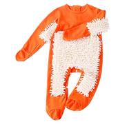 Xiaojiu Tout-Petit Body Bébé | Ensemble Například De Jeu Domestique pour Bébé À Motif Balai À Franges | Pratique Et Amusant pour Exploration Et Apprentissage De La Propreté Orange 12-18 Mois