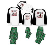 Xiaojiu Xmas Pyjamas Costume, Ensemble Couple Ete Pyjama Noel Famille Assorti Pyjama Noel Coton Costume Elfe De Femme Body Bébé Fille(Enfants, 7-8 Ans)