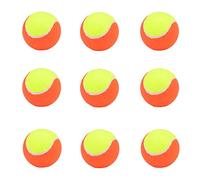 XIAOJUN 9 Pièces Élasticité Soft Beach Tennis Balle de Tennis en Caoutchouc pour Entraînement de Haute qualité