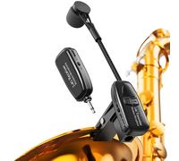 Xiaokoa Uhf Instruments Sans Fil Saxophone Microphone Récepteur Sans Fil Émetteur,Portée De 160 Pieds,Plug And Play,Idéal Pour Les Trompettes.2.4G.