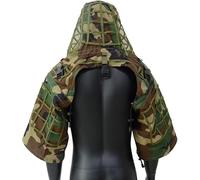 XIAOMAIDAM Capuche de Sniper Ghillie Viper, Tenue de Ghillie Tactique de Base pour Wargame, Chasse, Airsoft, Manteau de Sniper, Bois, taille unique