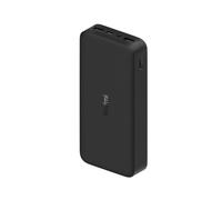 Xiaomi Redmi Power Bank 20 000 mAh, charge rapide, charge rapide bidirectionnelle 18 W, deux ports d'entrée et de sortie, haute capacité de 74 Wh, batterie externe compatible avec iPhone, Samsung,