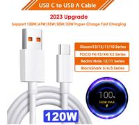 Xiaomi 120W 67W 33W câble USB Type C Turbo cordon de Chargeur rapide Mi 14 13T 12 11 Pro Note 14 Pro + 13 12 1[H76]