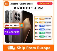 Version Globale Xiaomi 15T Pro 5G Smartphone MTK Dimensity 9400+ CPU 90W HyperCharge Écran AMOLED 6.83" 144Hz Appareil Photo Leica 50MP 12GB RAM 256GB / 512GB ROM Sans Chargeur noir