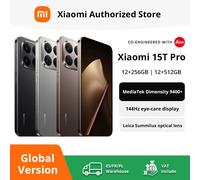 Xiaomi 15T Pro Version Globale, Appareil Photo Leica 50MP, Processeur MTK Dimensity 9400+, Écran AMOLED 6,83 pouces 144Hz, NFC, Smartphone 5G Black