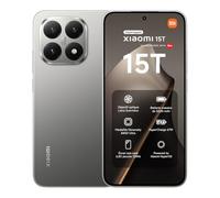 Xiaomi 15T, Smartphone 12 + 512 Go, écran 6,83" 120 Hz avec Protection oculaire, MediaTek Dimensity 8400-Ultra, Objectif Leica Summilux 50 MP, 5 500mAh, Gris, Chargeur Non Inclus