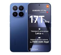 XIAOMI 17T Pro, Smartphone 12+1024 Go, écran Eye-Care 6,83" 144Hz, Batterie 7000mAh, Téléobjectif Leica x5, HyperCharge 100W, Bleu, 1 an de Garantie supplémentaire