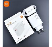 Xiaomi 67W chargeur Turbo Charge rapide adaptateur ue 6A câble Usb Type C pour Note Pro Mi 13 Lite K60 K60E K50 CIVI 3 2 67W