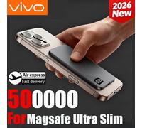 Xiaomi - batterie externe magnétique sans fil fine, 10000mAh, PD25W, charge rapide, Portable, pour Magsafe, iPhone, Samsung Gold 10000mAh