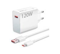 Xiaomi 120W Charging Combo (Type-A) Smartphone Blanc USB Intérieure