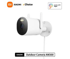 XIAOMI caméra extérieure AW300 IP66 2.4G Vision nocturne polychrome Full Hd conversation bidirectionnelle son lumière avertissement App 2K détection humanoïde