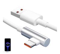 Xiaomi Charger 120w 2m Usb C Cable Fast Charging, 90 Degree Angled Usb C Cable For Xiaomi 120w 15 14 13 Ultra X7 F7 Pro Redmi Note 13 14 Pro 5g 14t 13t Poco Pad Lite