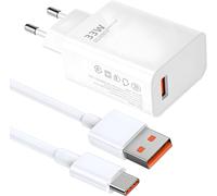 Xiaomi Charger 33w Fast Charging, Usb C Charger Ac Adapter, Fast Charger And Cable 2m 6a Mi Turbo For Xiaomi Redmi Note 13/12/11 Pro/11s/10/12 13 Pro