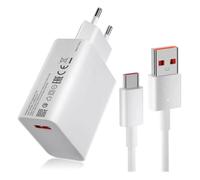 Xiaomi Charging Combo 33W Chargeur rapide USB-A + Câble de données USB-C Blanc MDY-11-EZ