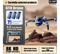 Xiaomi Drone 8k Wifi Gps 2 Cameras 8k Hd 5g Grand Angle, Modele: 3 Batteries