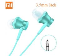 Xiaomi-Écouteurs filaires d'origine Piston 3 Bass,3.5mm,intra-auriculaires,sport,sauna,téléphone avec micro,casque pour téléphone Xiaomi,Samsung,Huawei - Type blue #A