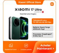 Xiaomi Smartphone 17 Ultra 6,9" 5G 16 Go 512 Go Téléobjectif Leica 75–100 mm 200 Mpx Vert