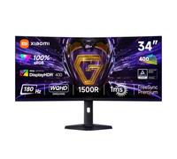 XIAOMI G34WQi 2026 Moniteur de Jeu incurvé 34" 2K 180 Hz, 1 ms, 1500R, synchronisation Gratuite Premium, HDR 400, 100% sRGB, 95% DCI-P3, DD < 2, Certification TÜV Low Blue Light (3440 x 1440/21:9