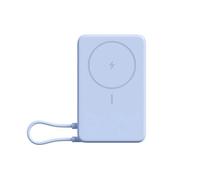 XIAOMI Magnetic Power Bank 10000 with Built-in Stand - Batterie Externe - Support réglable - Câble de charge USB-C intégré - Bleu