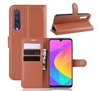 Xiaomi Mi A3 Housse de téléphone portable Protection étui flip Case Etui Cover Brown