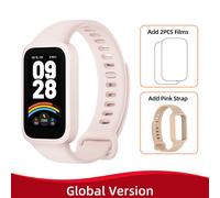 Xiaomi Mi Band 9 Version Mondiale Active Bracelet Intelligent 9 Couleurs 1.47 ""Écran Tft 50 + Modes Sportifs Bracelet De Moniteur D'oxygène Dans Le Sang - Type Pink N Pink Strap