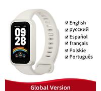 Xiaomi Mi Band 9 Version Mondiale Active Bracelet Intelligent 9 Couleurs 1.47 ""Écran Tft 50 + Modes Sportifs Bracelet De Moniteur D'oxygène Dans Le Sang - Type Global Version White