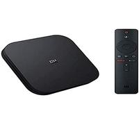 Xiaomi Mi Box S (Version UE) Lecteur multimédia 4K Ultra HD avec télécommande Google Assistant, Bluetooth, HDR 4K, Audio Dolby, DTS HD, Android 8.1 Noir