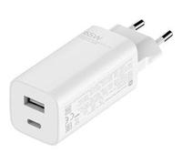 Xiaomi AD652G - Adaptateur secteur - 65 Watt - 3.25 A - PD - 2 connecteurs de sortie (24 pin USB-C, USB) - sur le câble : USB-C - Union européenne