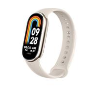 Xiaomi Mi Smart Band 8 Montre de Sport, 16 Jours d'Autonomie, Surveillance de la Santé, Affichage Adaptatif, Fréquence de Rafraîchissement 60Hz, 150+ Modes Sportifs, 5 ATM, Or Pâle
