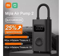 Xiaomi Mijia Air Pump 2 pour vélos et balles, préréglage numérique de la pression des pneus, arrêt automatique de charge, gonfleur multi-outils de type C