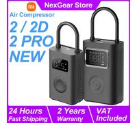 Xiaomi Mijia Compresseur d'air portable 2 / 2D / 2PRO, gonfleur numérique intelligent de détection de pression des pneus, pompe à air électrique portable Air Compressor 2 Pro -version 2024