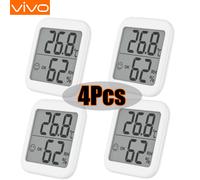 Xiaomi Mijia Mini LCD thermomètre numérique hygromètre intérieur température ambiante humidité mètre capteur jauge Station météo ensemble Black 4pcs