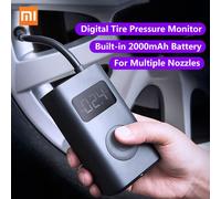 Xiaomi Mijia Pression des pneus gonflable Pompe électrique Moniteur numérique Compresseur portable Multi duese pour le football Vélo Voiture Gonfleur de pneus